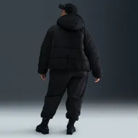 Nike Sportswear Classic женская Therma-FIT Loose Matte Puffer (большие размеры) цвет черный