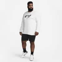 Nike мужские Long-Sleeve для гольфа футболка цвет белый