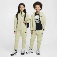 Nike Sportswear Tech Fleece Full-Zip комплект Little Kids 2-Piece Толстовка з капюшоном комплект колір зелений