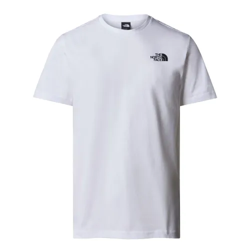 Футболка The North Face цвет красныйbox Celebration 0A87NVFN41 - Белая