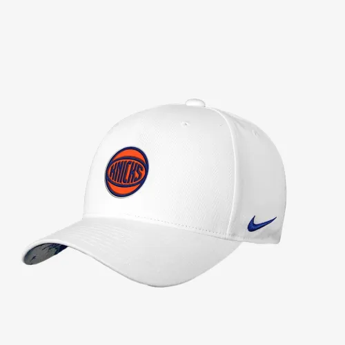 New York Knicks Rise Nike NBA Adjustable Cap колір білий