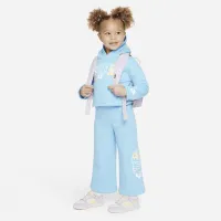 Nike Floral Fleece Toddler Wide Leg Pants синий