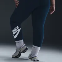 Nike Sportswear Classics жіноча З високою талією Graphic лосіни (великі розміри) блакитний