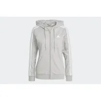 Кофта/футболка adidas Essentials French Terry 3-Stripes Full-Zip Толстовка з капюшоном GL0802 - Сіра