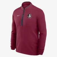 Florida State Seminoles Victory мужские Nike Dri-FIT College 1/2-Zip Long-Sleeve Top цвет серый