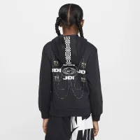 Nike Sportswear Club Fleece Big детские Pullover Толстовка с капюшоном цвет черный