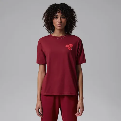 Nike Jordan Flight женская Graphic футболка цвет красный