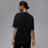Nike Jordan Flight Essentials жіноча оверсайз футболка колір чорний