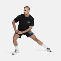 Nike Hyverse мужские Dri-FIT UV Short-Sleeve Versatile Top цвет черный