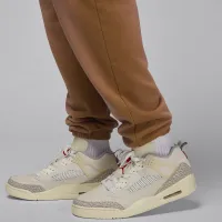Nike Jordan Flight Fleece мужские Pants цвет коричневый