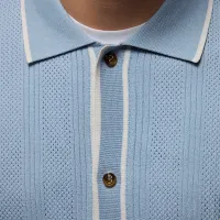 Nike Jordan Sport чоловічі Short-Sleeve для гольфу Sweater Top блакитний