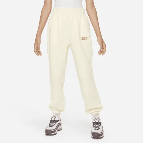 Nike Sportswear Club Fleece Big детские (Girls') Loose Pants цвет белый