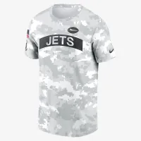 New York Jets Salute to Service Edge Arch мужские Nike Dri-FIT NFL футболка цвет белый