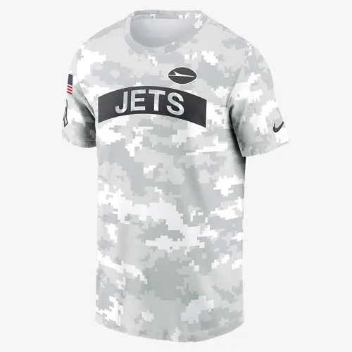 New York Jets Salute to Service Edge Arch мужские Nike Dri-FIT NFL футболка цвет белый