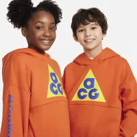 Nike ACG Icon Fleece Big детские Pullover Толстовка с капюшоном Orange