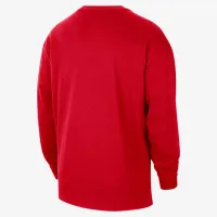 Miami Heat Courtside City Edition чоловічі Nike NBA Max90 Long-Sleeve футболка колір червоний