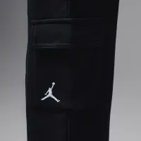 Nike Jordan Y2K Big детские Fleece Cargo Pants цвет черный