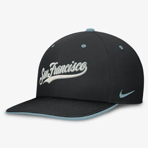 San Francisco Giants Pro Tech Script мужские Nike Dri-FIT MLB Adjustable Hat цвет черный