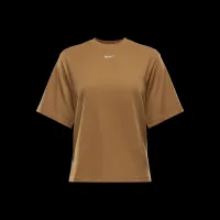 Nike Sportswear Essential женская Boxy футболка цвет коричневый