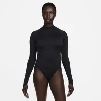 Nike Swim Hydralock Fusion женская Long-Sleeve One-Piece Swimsuit цвет черный