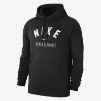 Nike Club Fleece мужские Track & Field Толстовка с капюшоном цвет черный