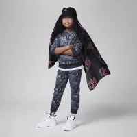 Nike Jordan Little детские Essentials Printed Fleece Толстовка с капюшоном and Pants набор цвет черный