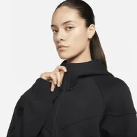 Nike Sportswear Tech Fleece Windrunner женская Full-Zip Толстовка с капюшоном цвет черный