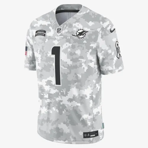 Tua Tagovailoa Miami Dolphins Salute to Service чоловічі Nike Dri-FIT NFL Limited Jersey колір білий
