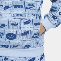 Nike Sportswear Club Little детские Толстовка с капюшоном синий