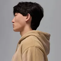 Nike Jordan Flight Fleece мужские Pullover Толстовка с капюшоном цвет коричневый