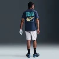 Nike мужские для гольфа футболка синий