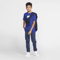 Nike Sportswear Big детские хлопковыефутболка синий