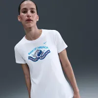 Nike женская Dri-FIT Running футболка цвет белый