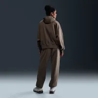 Nike Sportswear Phoenix Fleece женская Over-оверсайз Pullover Толстовка с капюшоном цвет коричневый