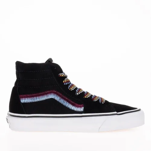 Кроссовки Vans Sk8-Hi Tapeцвет красный Embroidery VN0009QPBMA1 - Черные