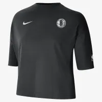 Brooklyn Nets 2023/24 City Edition женская Nike NBA Courtside Boxy футболка цвет черный