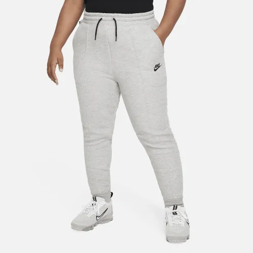 Nike Sportswear Tech Fleece Big дитячі (Girls') Joggers (Extended Size) колір сірий
