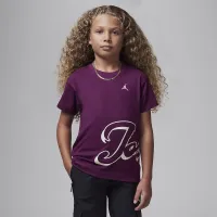 Nike Jordan Little детские Enchantment Script футболка цвет красный