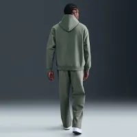 Nike Solo Swoosh чоловічі Pullover Толстовка з капюшоном колір сірий