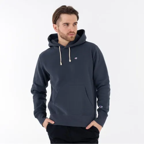 Кофта/футболка Champion Reverse Weave Fleece Толстовка с капюшоном 217976-BS551 - Синяя
