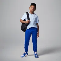 Nike Air Jordan 1 Big детские Patch футболка синий