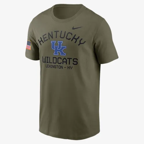 Kentucky Wildcats Military Appreciation Team Issue мужские Nike Dri-FIT College футболка цвет коричневый