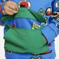 Nike Sportswear Toddler Printed Толстовка с капюшоном синий