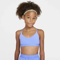 Nike Indy Girls' Sports Bra синий