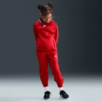 Nike Sportswear Club Fleece Big детские Hooded Tracksuit цвет красный