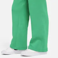 Nike Sportswear Club Fleece Big дитячі (Girls') Wide-Leg Pants колір зелений