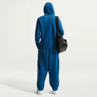 Nike Club мужские Full-Zip Fleece Толстовка с капюшоном синий