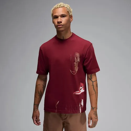 Nike Jordan чоловічі Crew-Neck футболка колір червоний