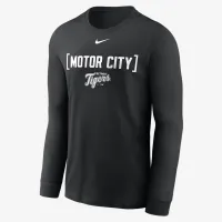 Detroit Tigers Fashion чоловічі Nike MLB Long-Sleeve футболка колір чорний