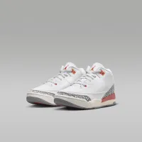 Nike Jordan 3 Retro Little дитячі Кросівки колір білий